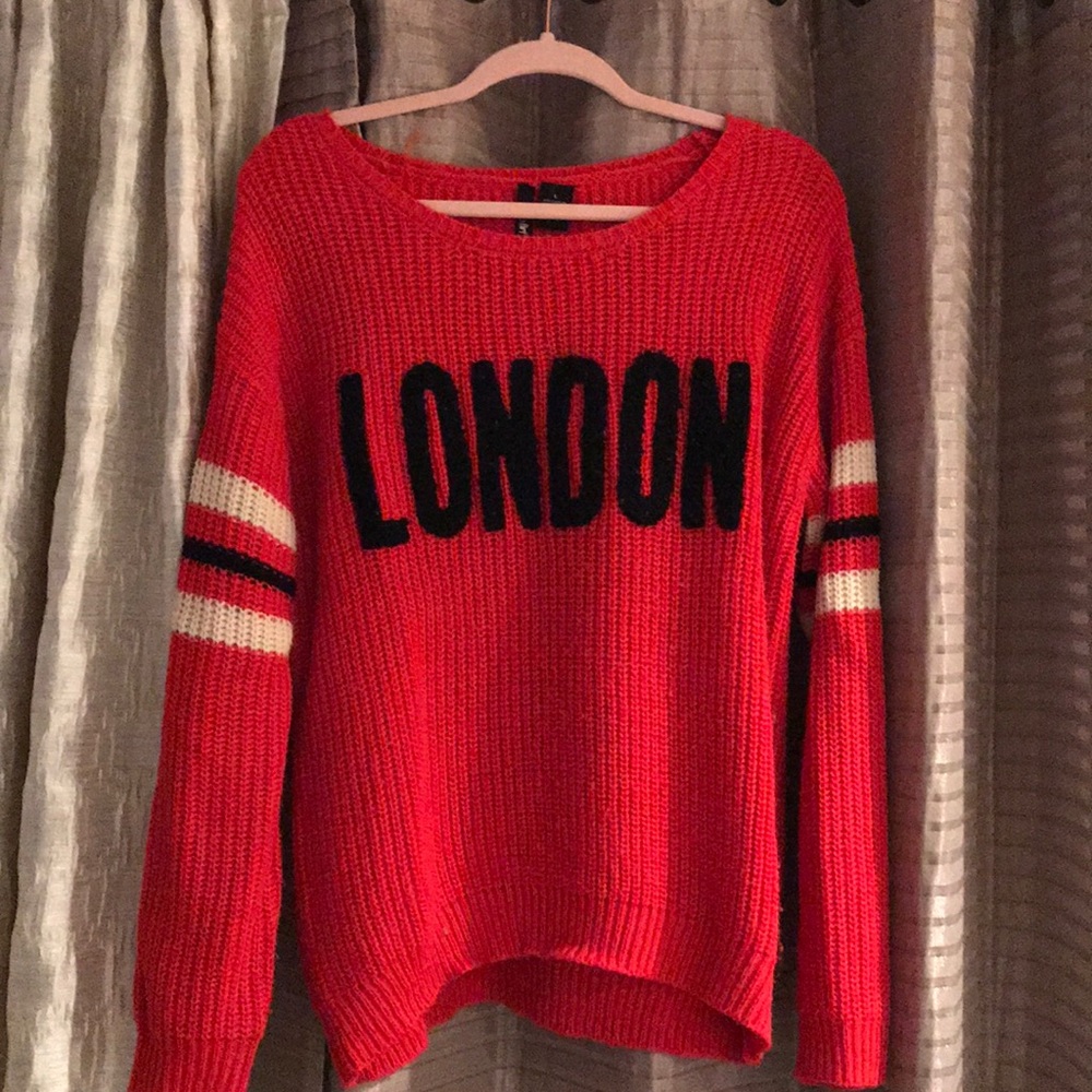 London salmon sweater